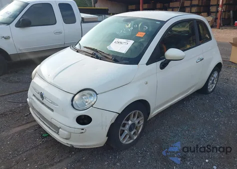 2012 Fiat 500 Pop из США, поврежденный, VIN 3C3CFFAR3CT125047
